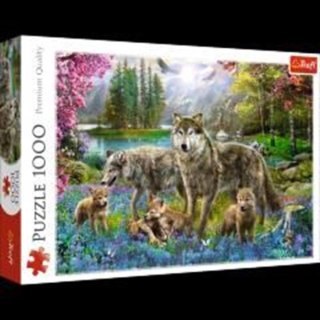 Puzzle 1000 elementów Wilcza Rodzina TREFL 10558 TR