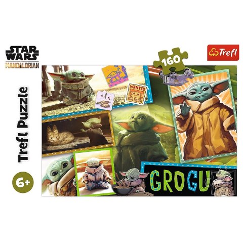 Puzzle 160 elementów Star Wars the Mandalorian TREFL 15411 TREF
