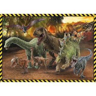 Puzzle 200 elementów Dinozaury z parku Jurajskiego TREFL 13287 TREF
