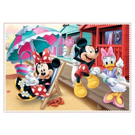 Puzzle 4w1 Minnie z przyjaciółmi TREFL 34355