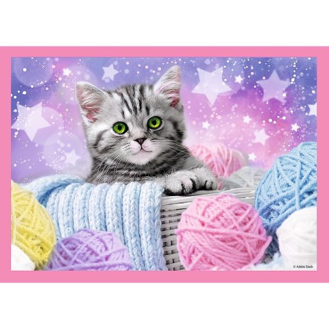 Puzzle 4w1 Zabawne Kotki TREFL 34396 TR