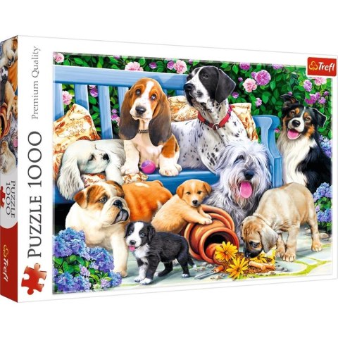 Puzzle 500 elementów Psy w Ogrodzie TREFL 10556 TR
