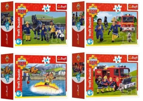 Puzzle 54el mini Strażak Sam w gotowości TREFL 19761