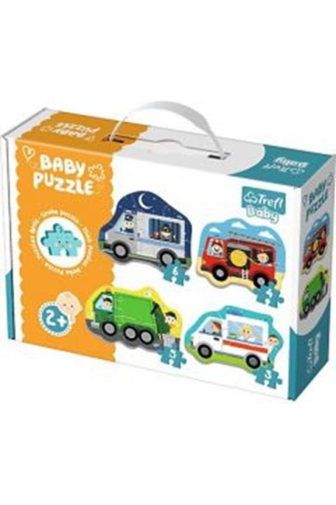 Puzzle Baby Classic 3,4,5,6el Pojazdy TREFL 36071 TREF