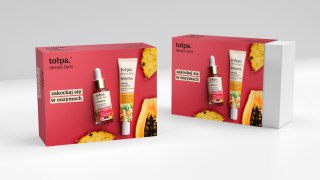 TOŁPA Zestaw prezentowy Dermo enzyme (Peeling 3 enzymy 40ml + Serum-killer zaskórników 30ml)