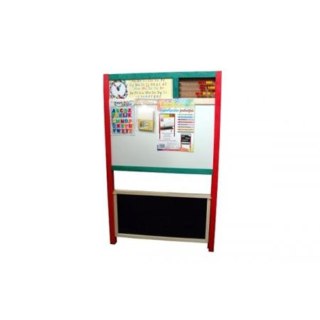 Tablica stojąca Kredowa/Magnetyczna z akcesoriami 66x110cm MALIMAS 154446