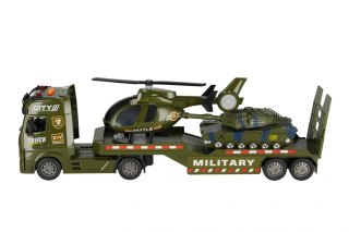 Auto Wojsko światło i dźwięk z akcesoriami MEGA CREATIVE 567043