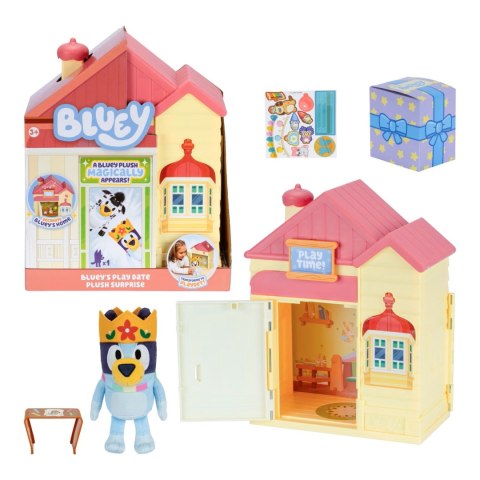 BLUEY DOMEK NIESPODZIANKA Z PLUSZAKIEM 25X30X13