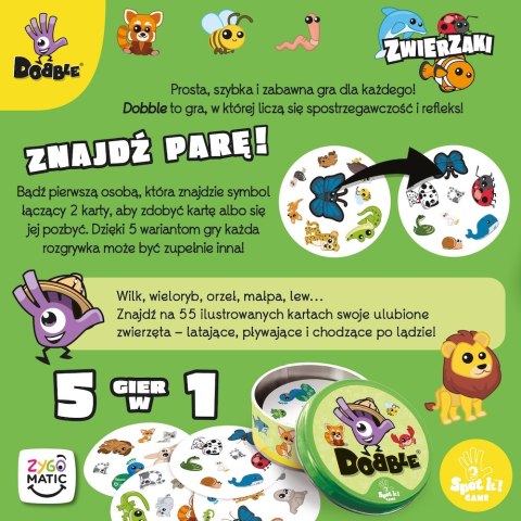 GRA DOBBLE 5W1 ZWIERZAKI 2016274 PUD6