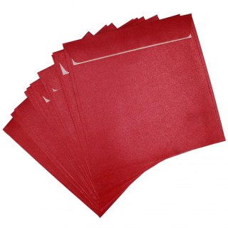 Koperta 14,5x14,5 czerwona perła Galeria Papieru op.10 szt. ARGO 280717 ARG
