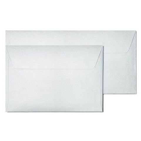 Koperta C6 HK srebrna Pearl GALERIA PAPIERU 280214
