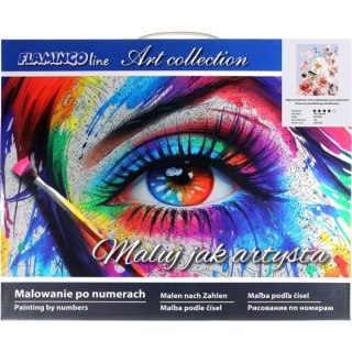 Malowanie po numerach Kwiaty 40x50 cm FLAMINGO LINE