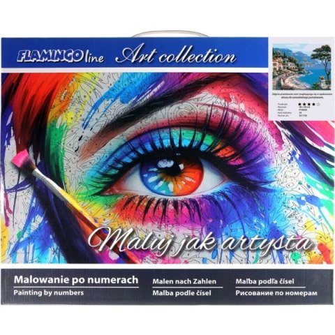 Malowanie po numerach Pejzaż 40x50 cm FLAMINGO LINE