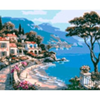 Malowanie po numerach Pejzaż 40x50 cm FLAMINGO LINE