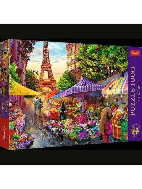 -PUZZLE 1000EL TREFL TARG KWIATOWY PUD6