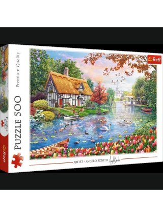 -PUZZLE 500EL TREFL CICHA PRZYSTAN PUD8