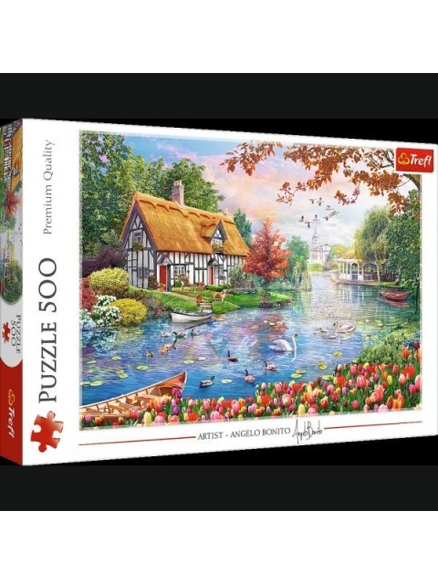 -PUZZLE 500EL TREFL CICHA PRZYSTAN PUD8