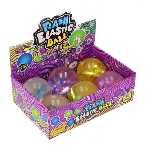 Piłka odbijająca i świecąca 10cm mix MEGA CREATIVE 567866