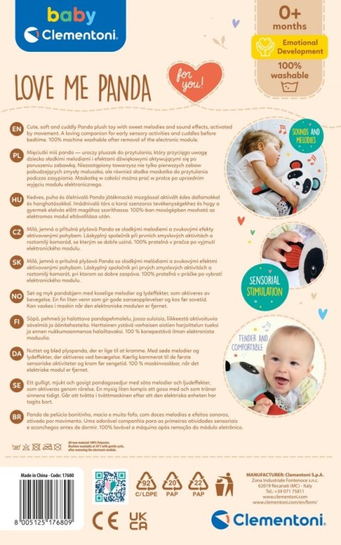 Pluszak interaktywny Panda CLEMENTONI 17680 CLM