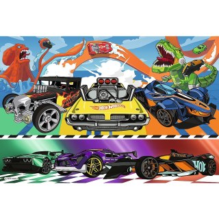 Puzzle 100 elementów Hot Wheels Pędzące samochody TREFL 16466 TR