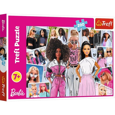 Puzzle 200 elementów W świecie Barbie TREFL 13301 TR