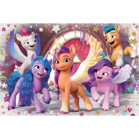 Puzzle 24 elementy Maxi My Little Pony Wesoły Dzień Kucyków TREFL 14355 TREF