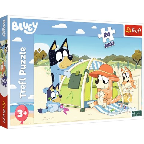 Puzzle 24 elementy Maxi Wspaniały Dzień Bluey TREFL 14357 TR