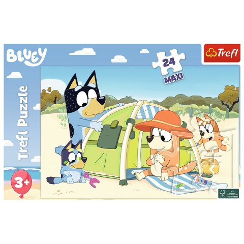 Puzzle 24 elementy Maxi Wspaniały Dzień Bluey TREFL 14357 TR
