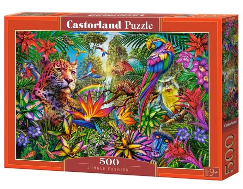 Puzzle 500 el. Jungle Fashion Jungle Fashion CASTORLAND B-53926