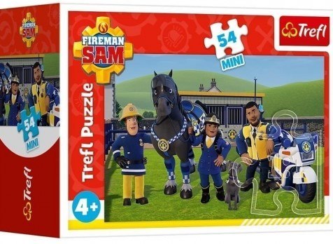 Puzzle 54el mini Strażak Sam w gotowości TREFL 19759