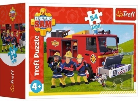 Puzzle 54el mini Strażak Sam w gotowości TREFL 19760
