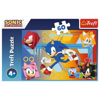 Puzzle 60 elementów Sonic w akcji TREFL 17387 TR