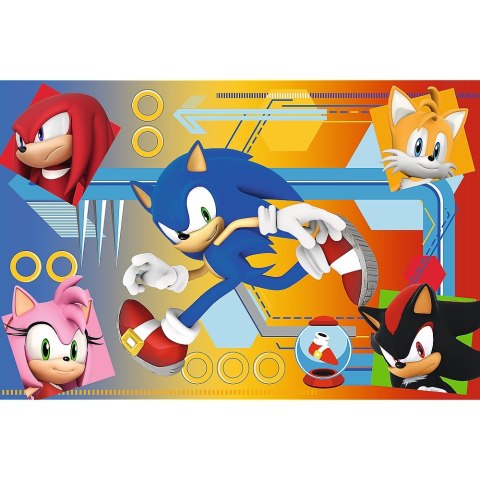 Puzzle 60 elementów Sonic w akcji TREFL 17387 TR