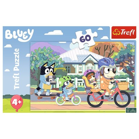 Puzzle 60 elementów Wesoły Bluey TREFL 17384 TR