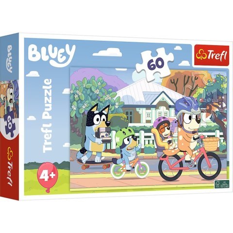 Puzzle 60 elementów Wesoły Bluey TREFL 17384 TR