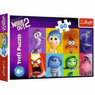 Puzzle 60el Inside Out 2 Poznaj emocje TREFL 17397 TR