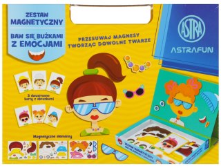 Układanka magnetyczna Buźki z emocjami 45 elementów walizka ASTRA 338025902