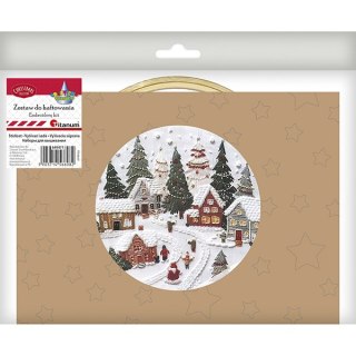 Zestaw do haftowania Świąteczna wioska TITANUM CRAFT-FUN SERIES