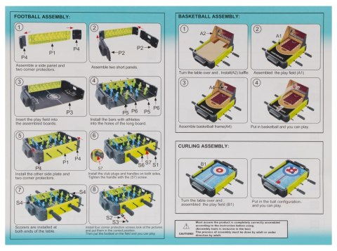 Gra Piłkarze 3w1 MEGA CREATIVE 569640