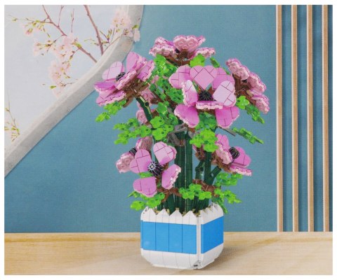 Klocki konstrukcyjne Kwiaty 1112 szt. MEGA CREATIVE 567482