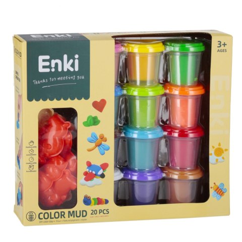 Masa plastyczna 12kol z akcesoriami MEGA CREATIVE 572020