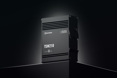Teltonika TSW210 switch przemysłowy 8xGE 2xSFP PoE+ (TSW210000010) DIN