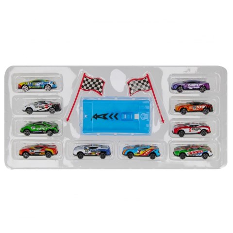 Zestaw aut wyścigowych metalowych z akcesoriami MEGA CREATIVE 571829