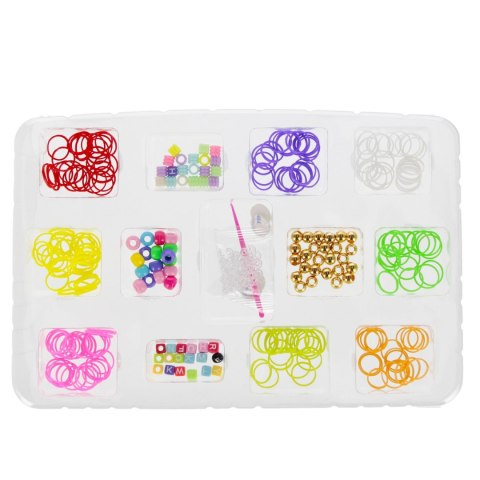 Zestaw kreatywny bransoletki z gumek MEGA CREATIVE 572068