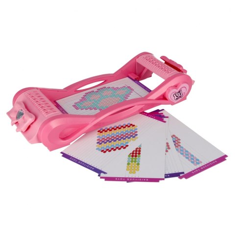 Zestaw kreatywny maszynka do tworzenia bransoletek MEGA CREATIVE 568647