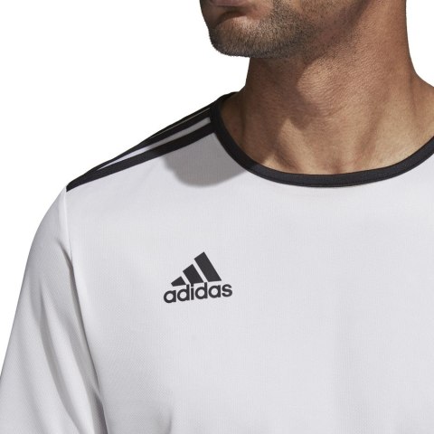 Koszulka męska adidas Entrada 18 Jersey biała CD8438 Koszulka męska adidas Entrada 18 Jersey biała CD8438