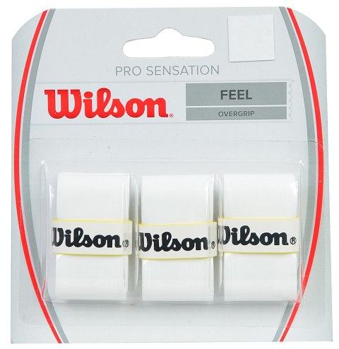 Owijka Wilson Pro Sensation Feel Overgrip 3 szt. biała WRZ4010WH Owijka Wilson Pro Sensation Feel Overgrip 3 szt. biała WRZ4010WH