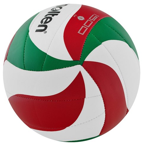 Piłka siatkowa Molten V5M1500 biało-czerwono-zielona Piłka siatkowa Molten V5M1500 biało-czerwono-zielona