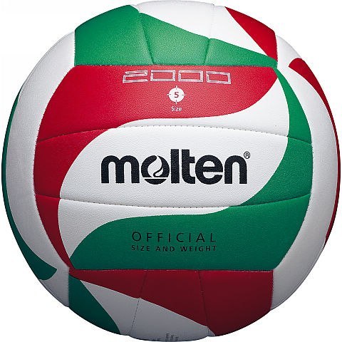 Piłka siatkowa Molten V5M2000 biało-czerwono-zielona Piłka siatkowa Molten V5M2000 biało-czerwono-zielona