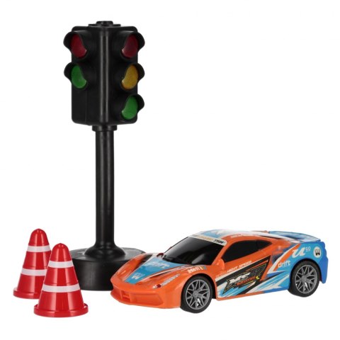 Auto wyścigowe zdalnie sterowane z akcesoriami MEGA CREATIVE 572389